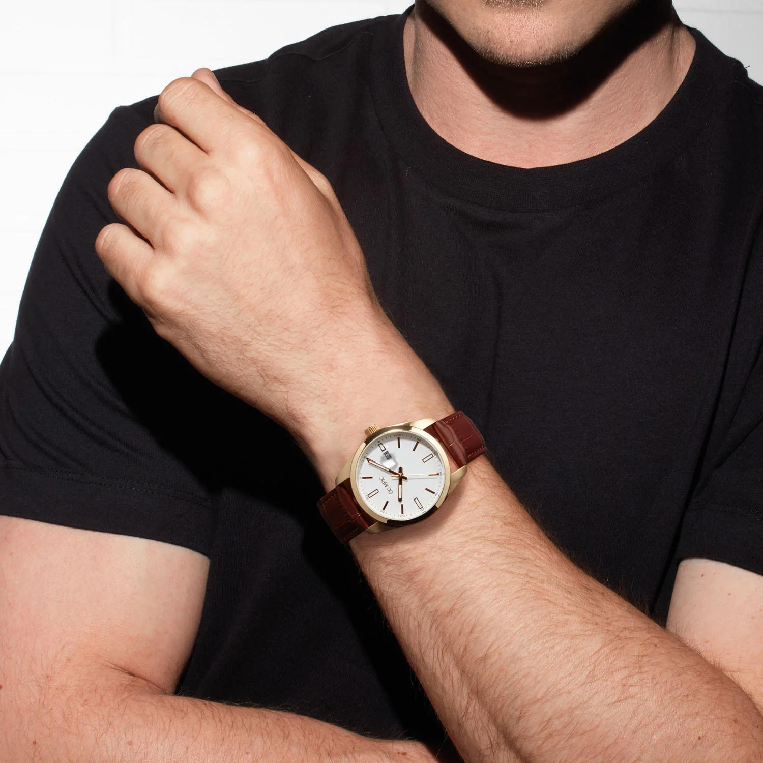 Olympic Louis Gold-coloured Men's Watch OL75HDL001 - Image 2