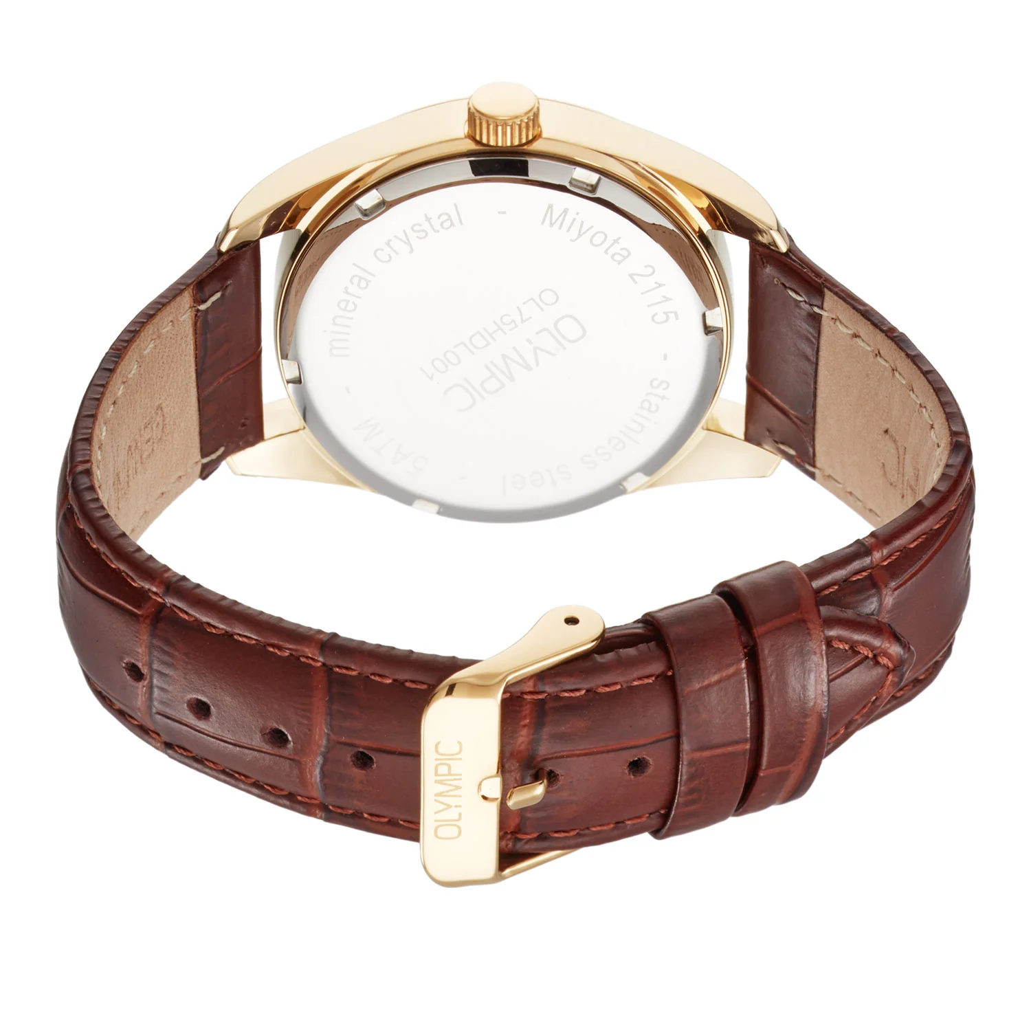 Olympic Louis Gold-coloured Men's Watch OL75HDL001 - Image 4