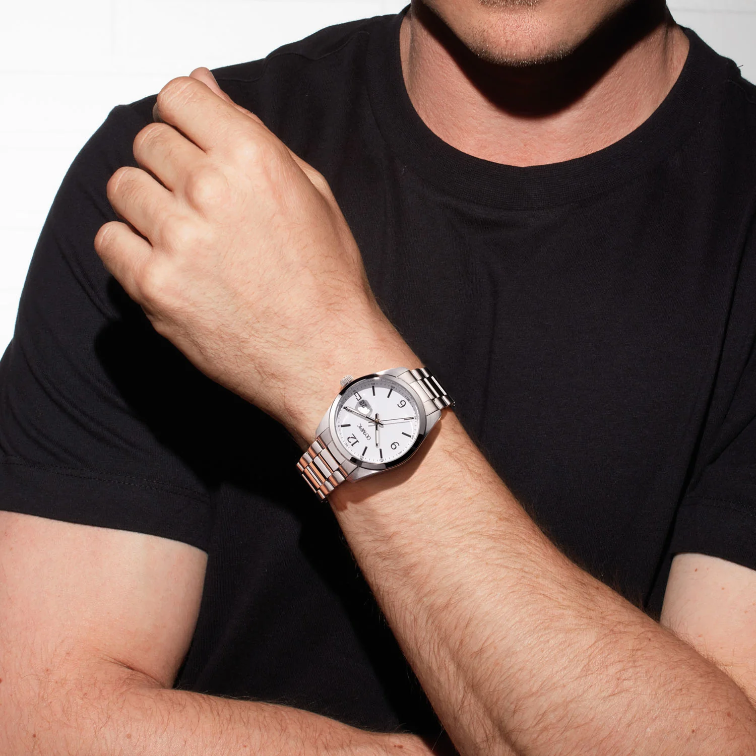 Olympic Louis Silver and White Men's Watch OL75HSS002 - Image 2