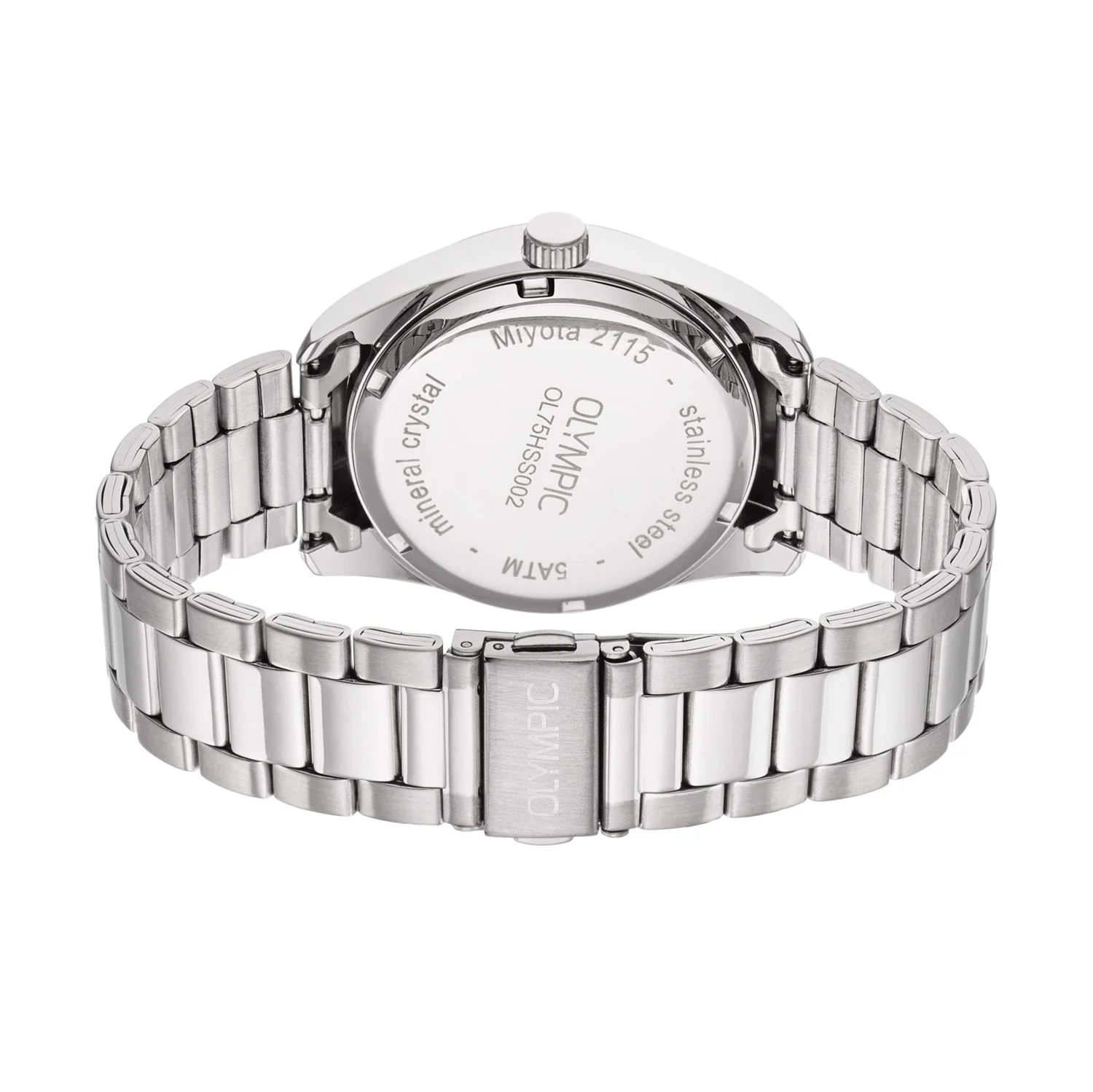Olympic Louis Silver and White Men's Watch OL75HSS002 - Image 4