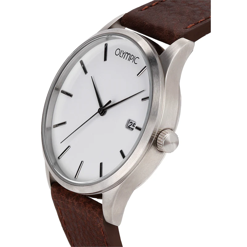 Olympic Memphis White Men's Watch 2002-OL89HSL043 - Image 3