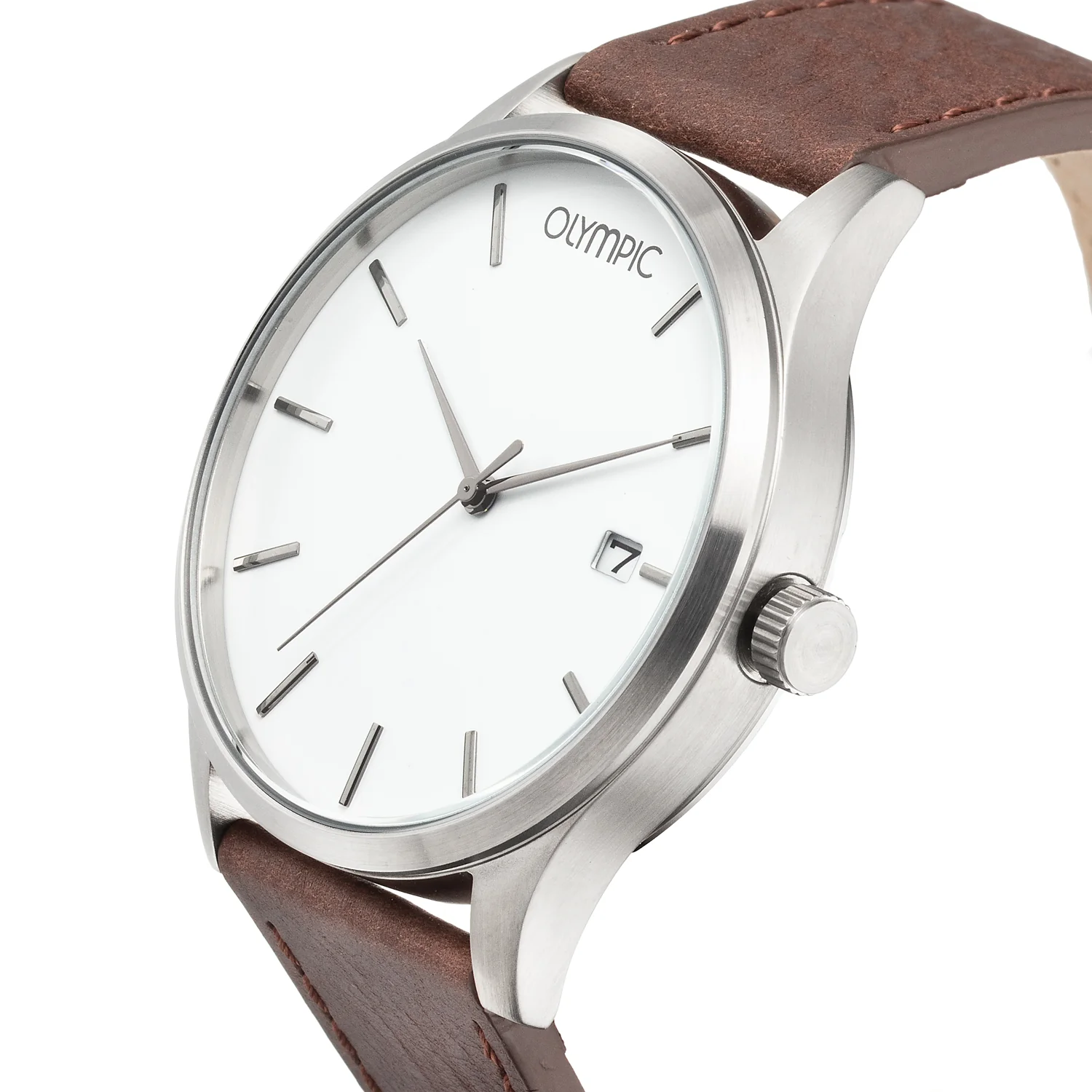 Olympic Memphis White Men's Watch 2002-OL89HSL043 - Image 4