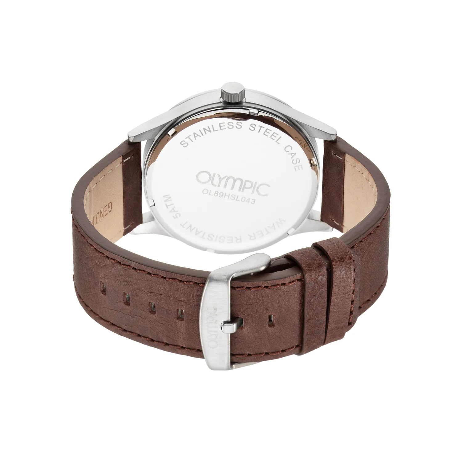 Olympic Memphis White Men's Watch 2002-OL89HSL043 - Image 5