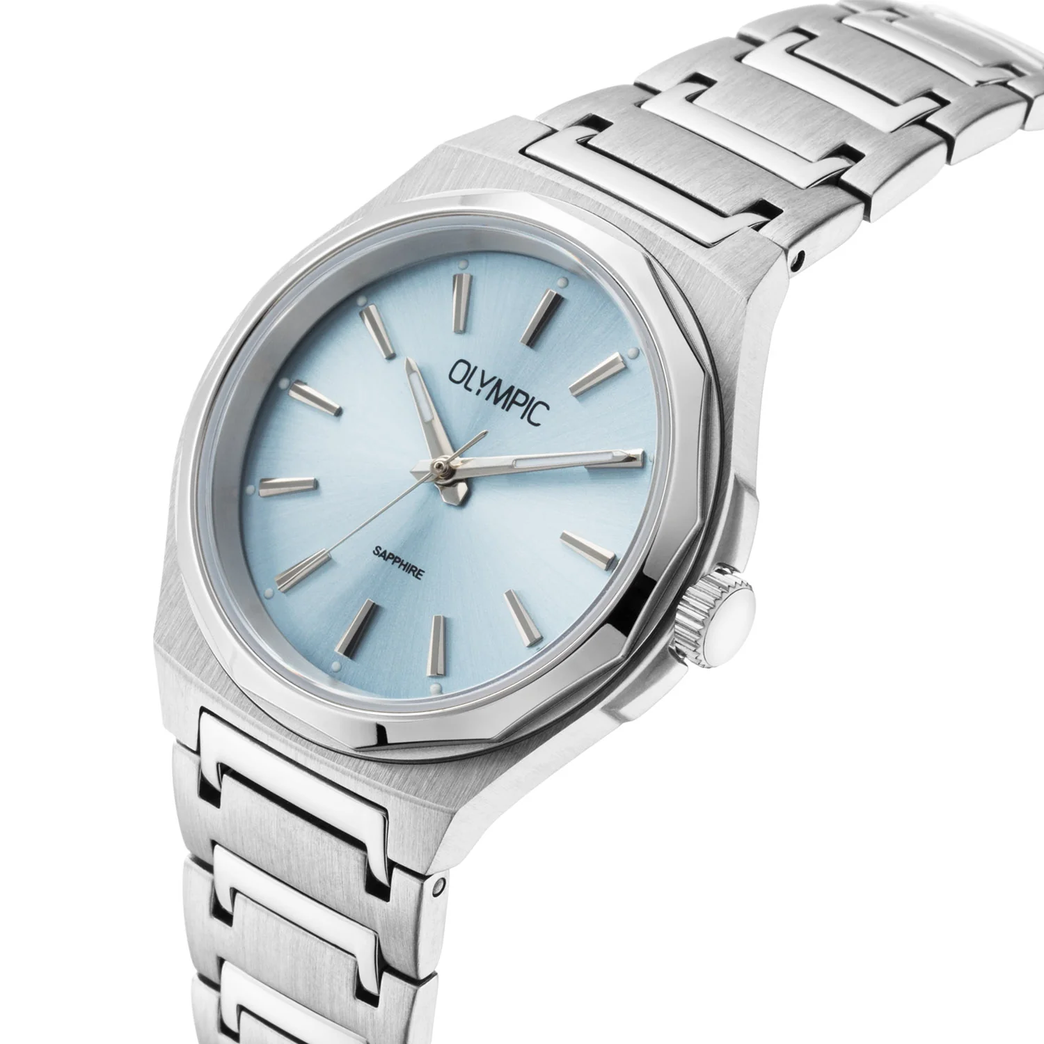 Olympic Momentum Silver and Blue Women's Watch OL66DSS026 - Image 3