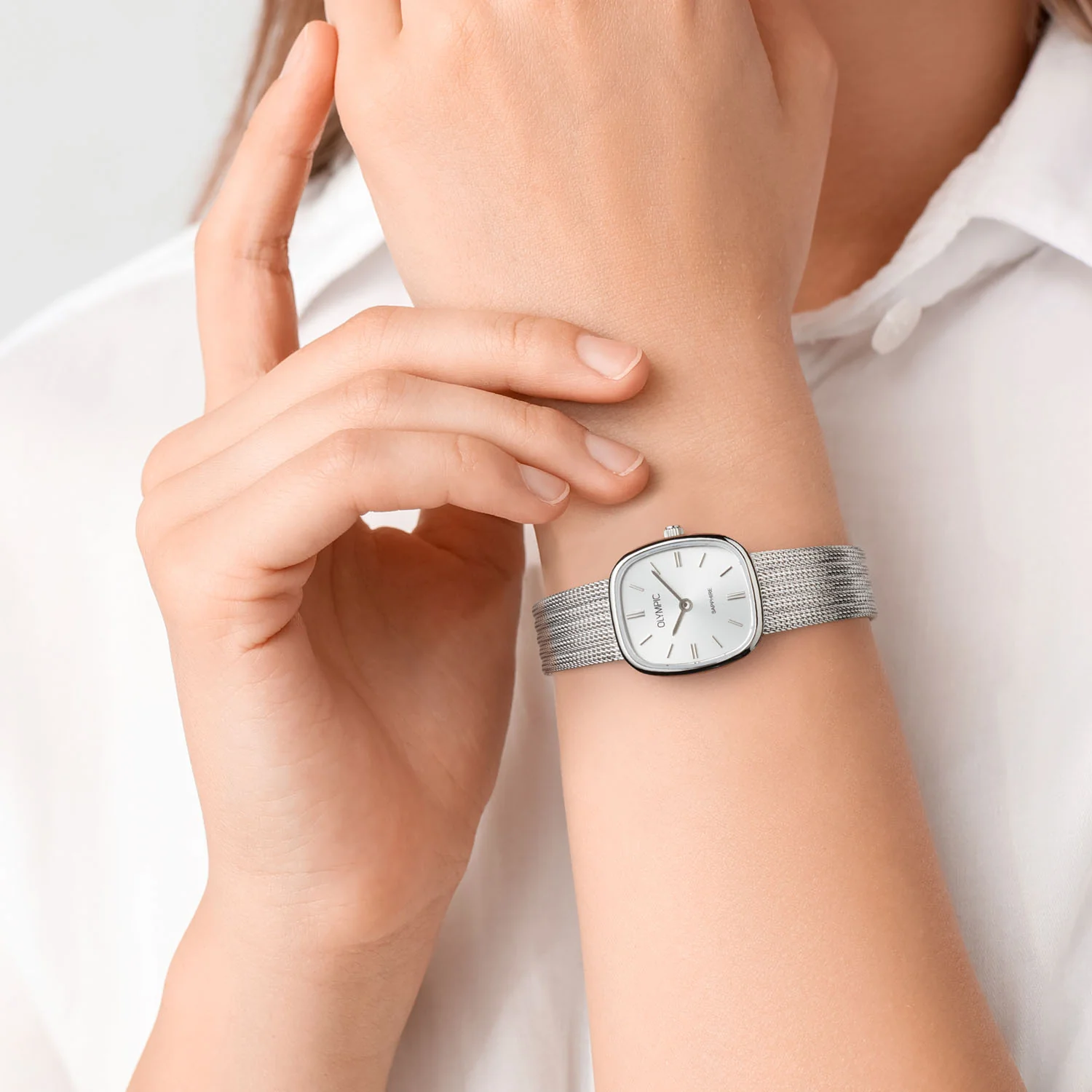 Olympic RetroChic Silver Women's Watch OL73DSS001 - Image 2
