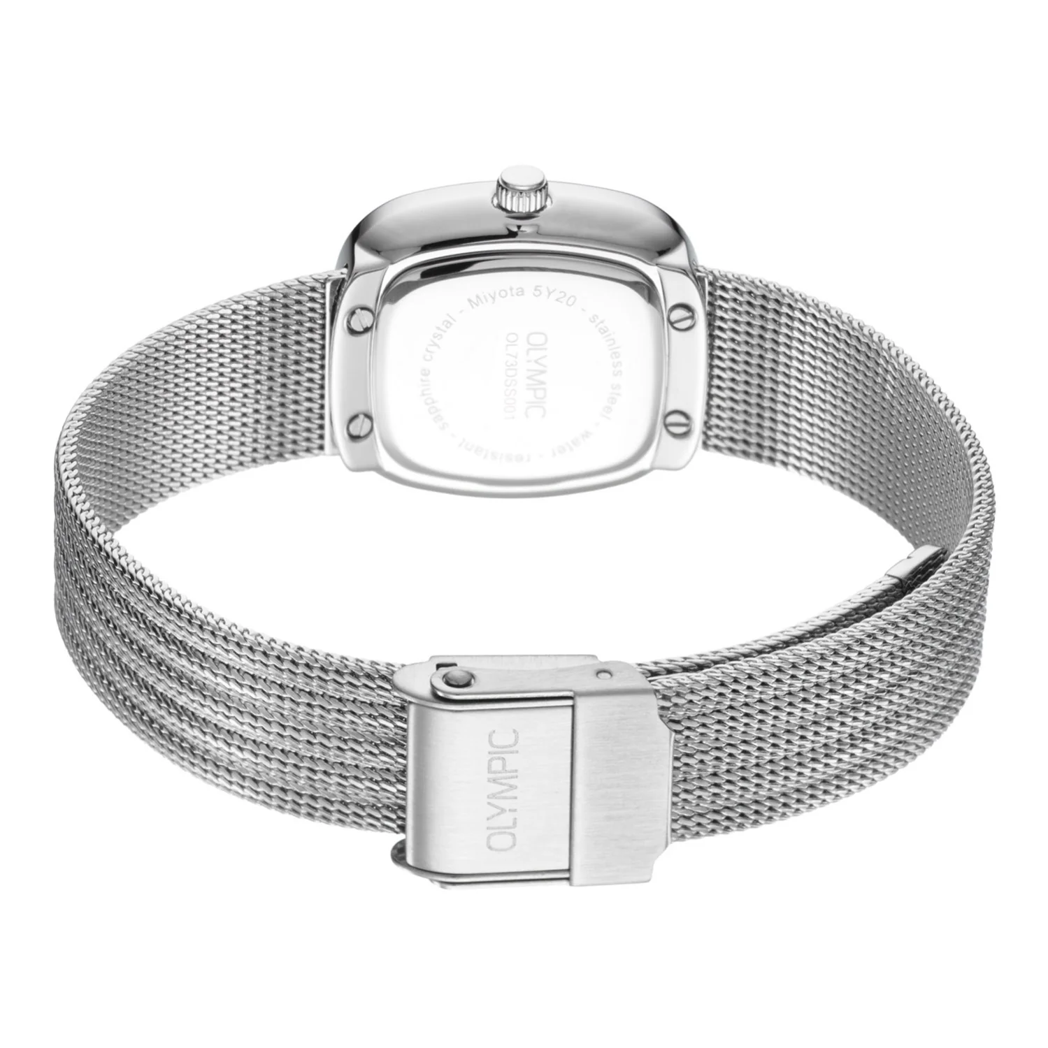 Olympic RetroChic Silver Women's Watch OL73DSS001 - Image 4
