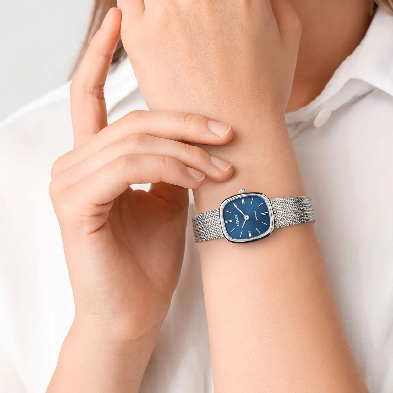 Olympic RetroChic Silver Women's Watch OL73DSS002 - Image 2