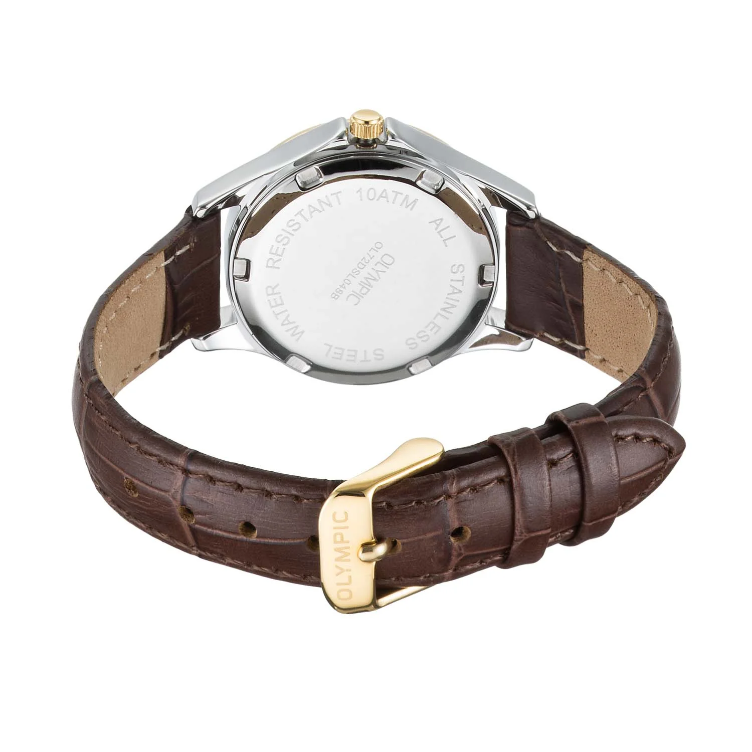 Olympic Robin Zilverkleurig Dames Horloge 2002-OL72DSL048B - Image 4