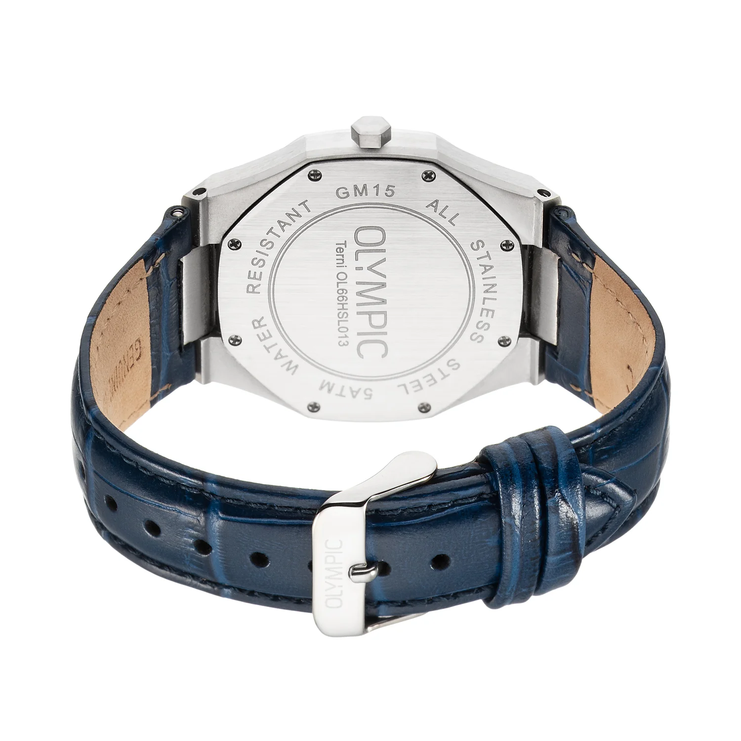 Olympic Terni Blue Men's Watch 2002-OL66HSL013 - Image 2