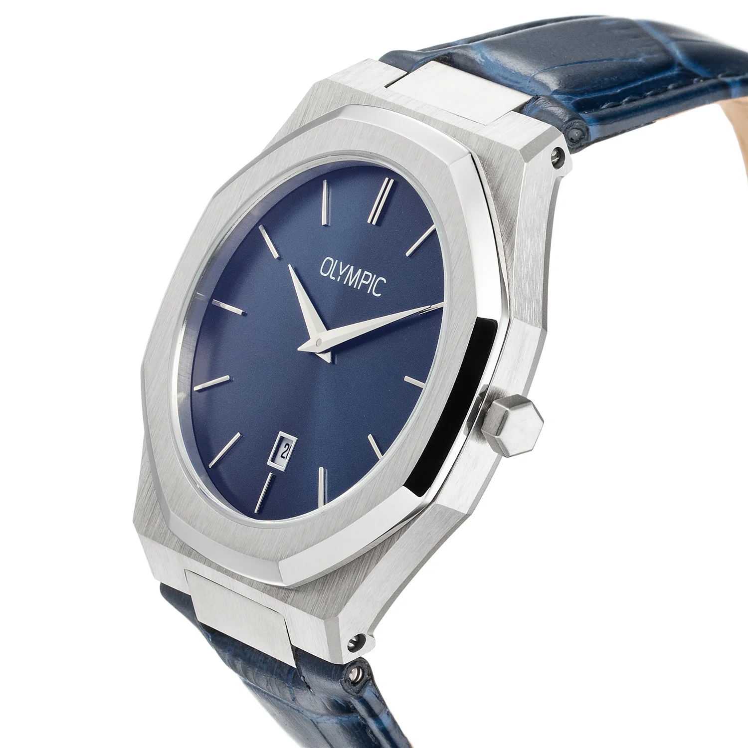 Olympic Terni Blue Men's Watch 2002-OL66HSL013 - Image 3