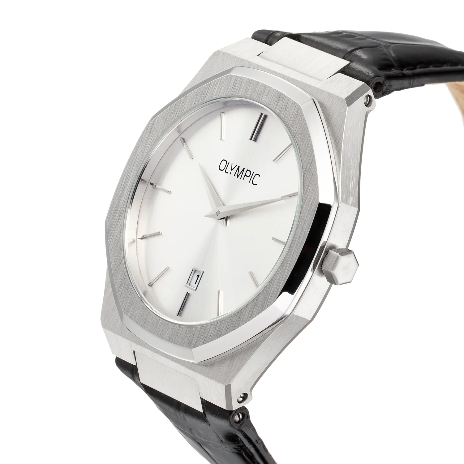 Olympic Terni Silver Men's Watch 2002-OL66HSL011 - Image 3