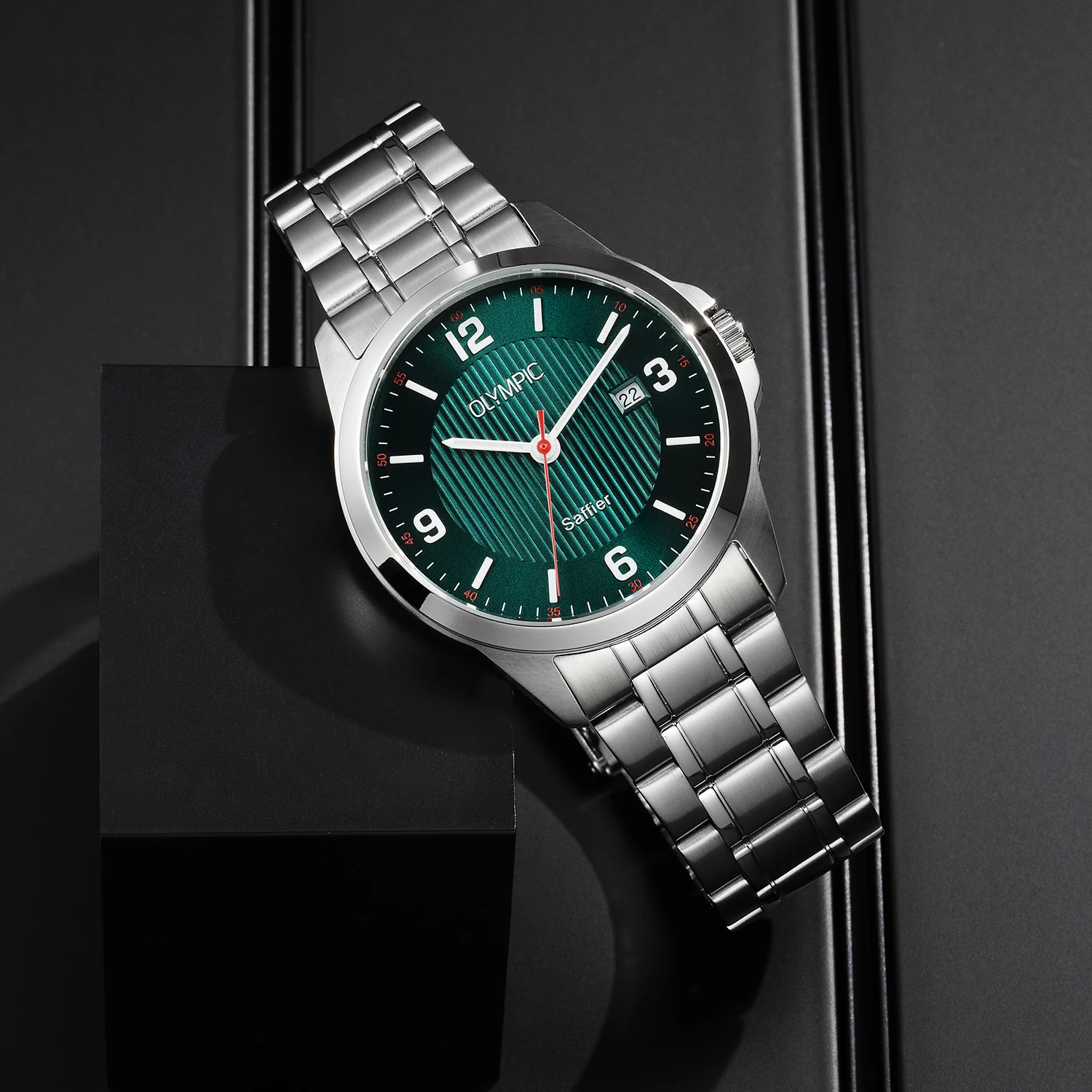 Olympic Thomas Groen Heren Horloge 2002-OL26HSS318 - Image 4