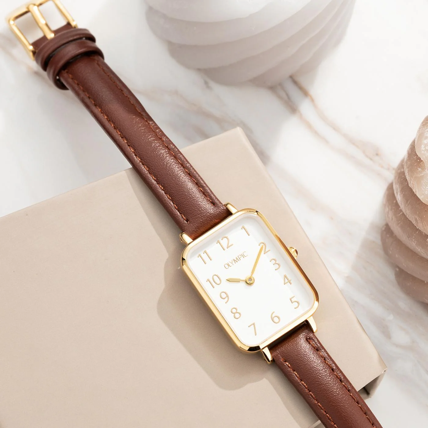 Olympic Tilly Brown Watch OL66DDL008 - Image 3