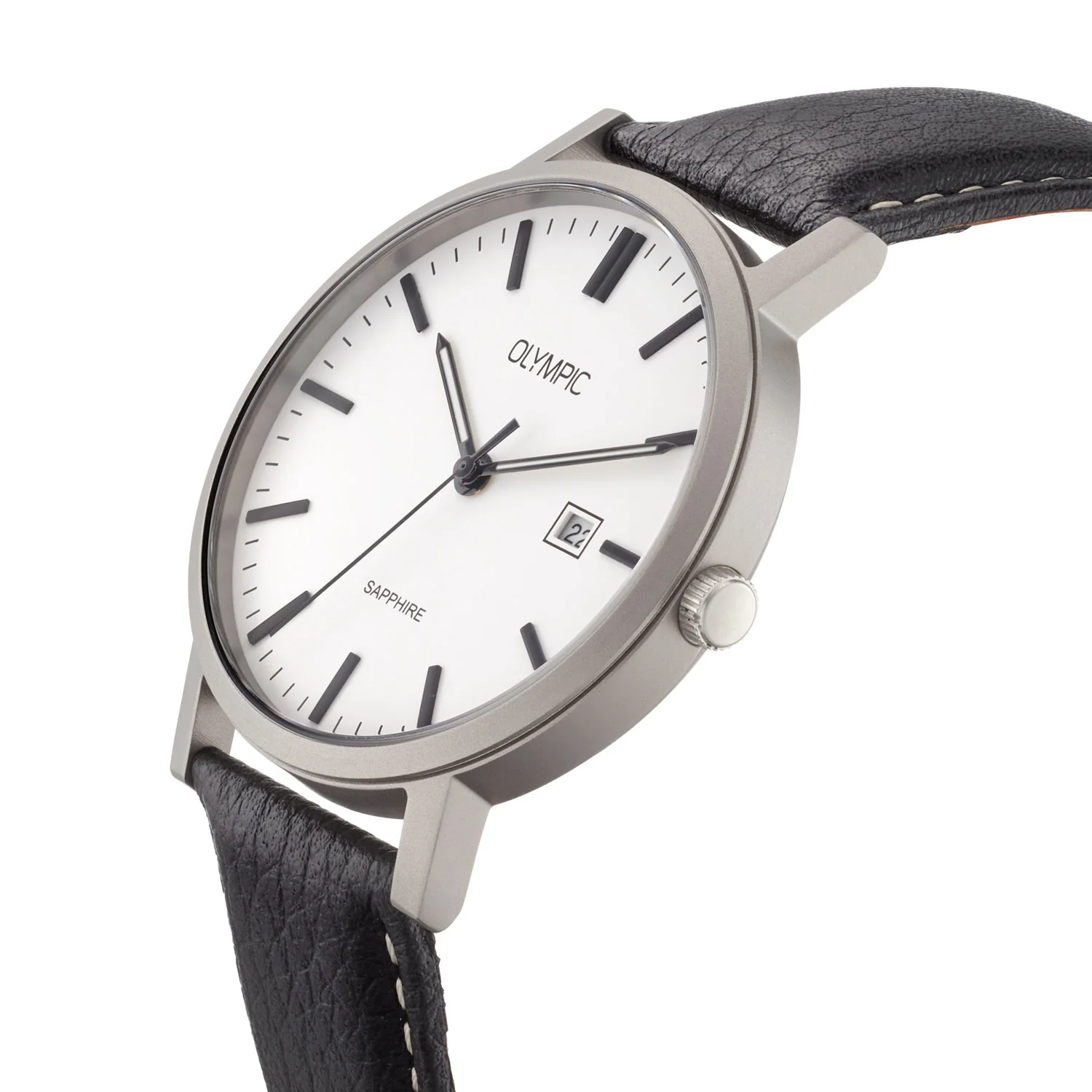 Olympic Titanium Grey Men's Watch OL26HTL221 - Image 3
