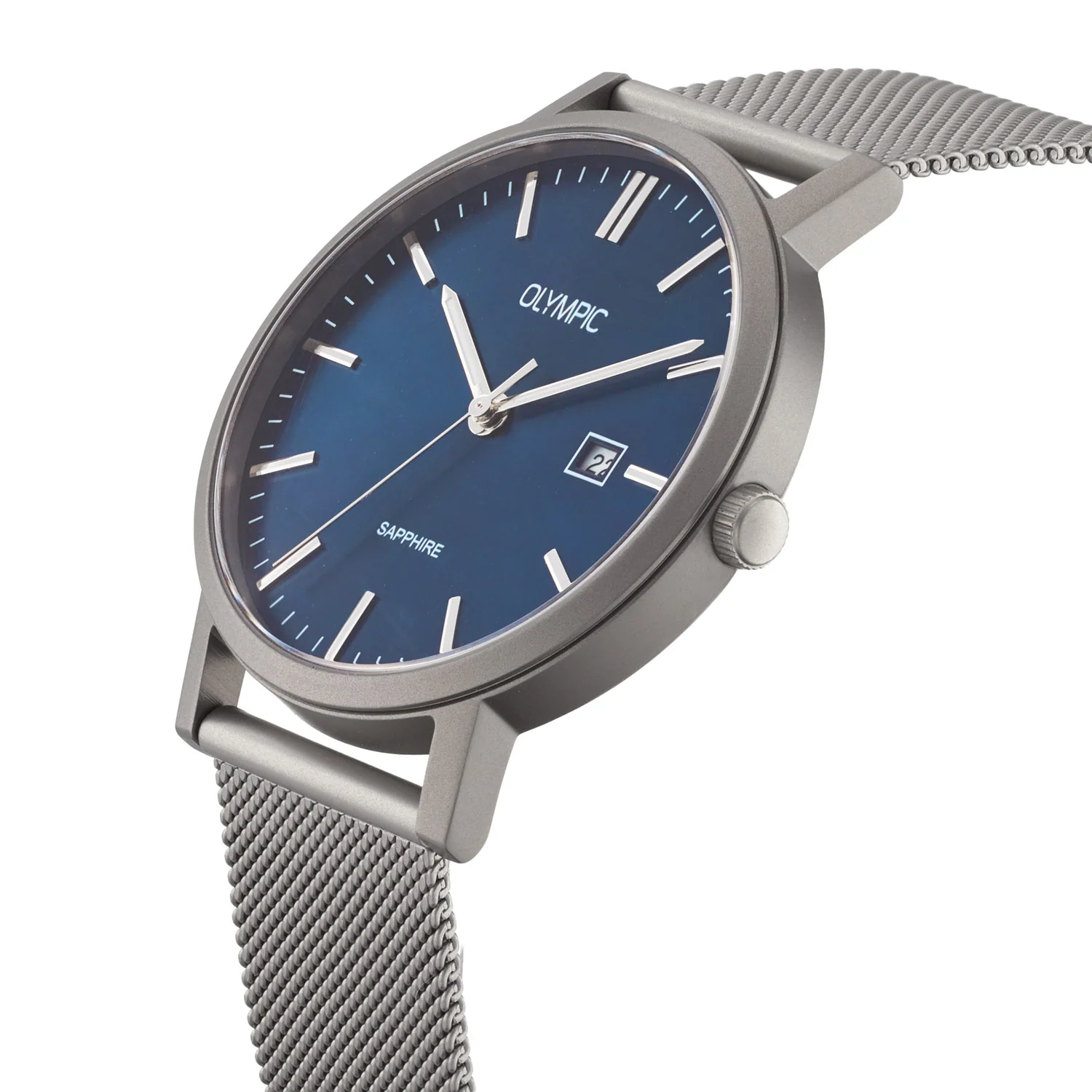 Olympic Titanium Grey Men's Watch OL26HTS001 - Image 3