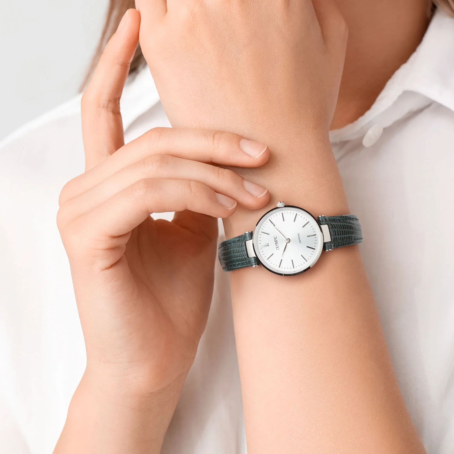 Olympic Titanium Grey Women's Watch OL80DTL001 - Image 2
