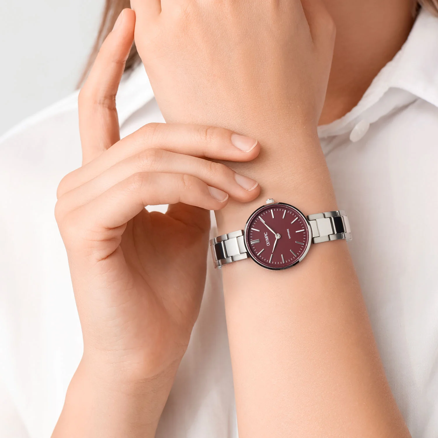 Olympic Titanium Grey Women's Watch OL80DTT001 - Image 2