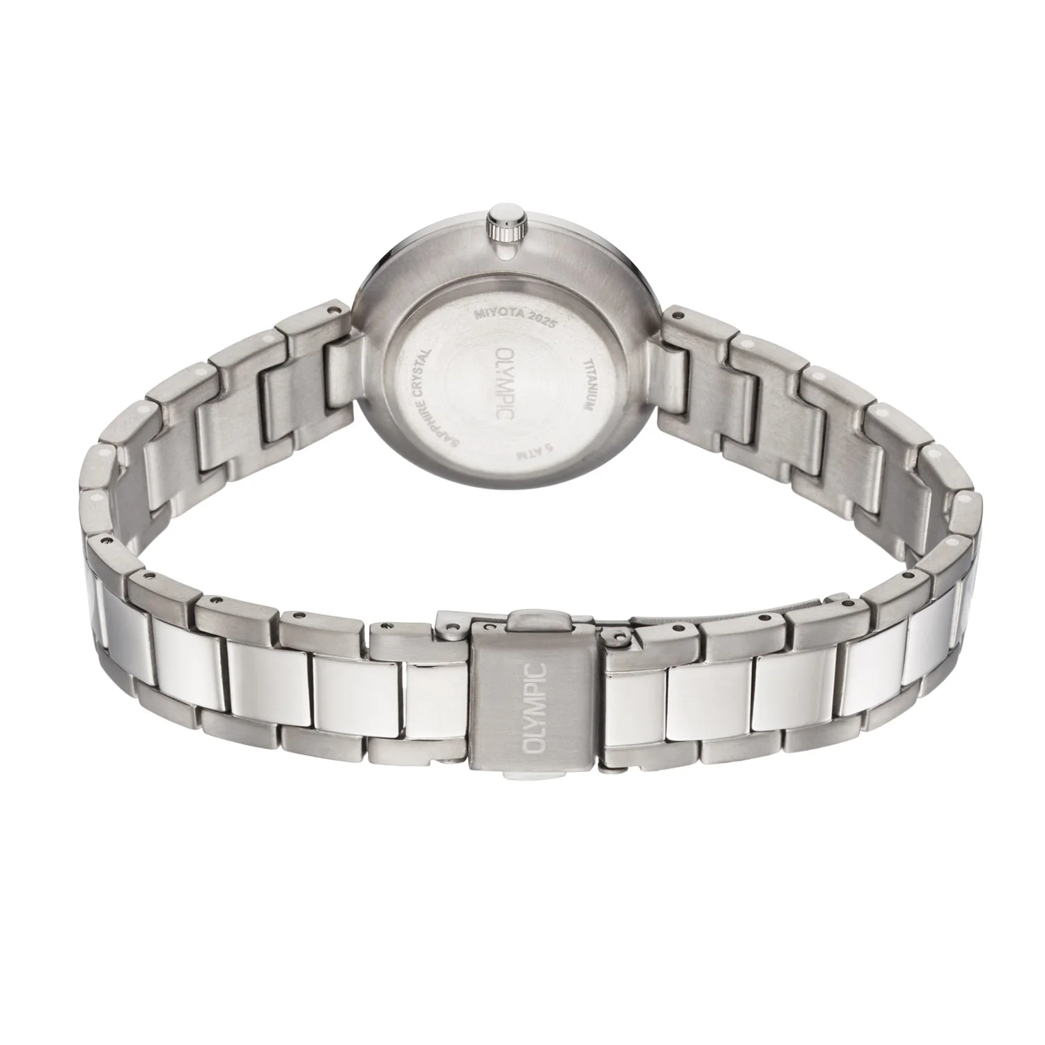 Olympic Titanium Grey Women's Watch OL80DTT002 - Image 4