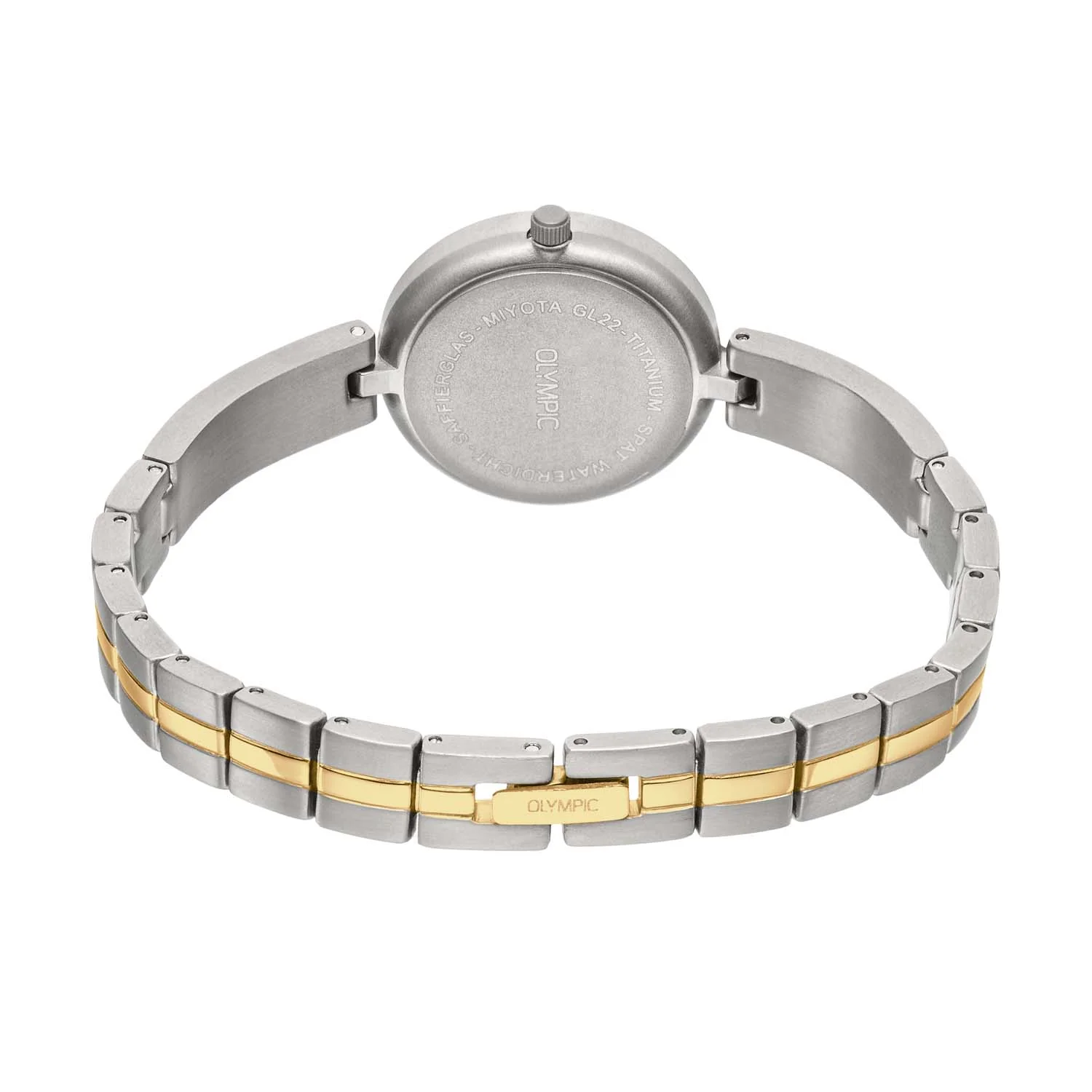 Olympic Titanium Zilverkleurig Dames Horloge 2002-OL1DTT003B - Image 3