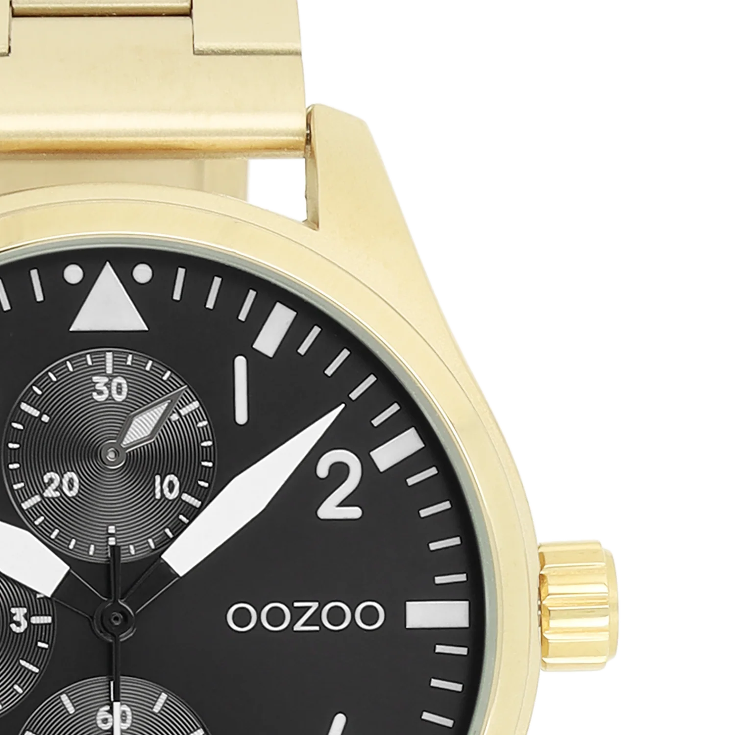 OOZOO Timepieces Gold and Black Men's Watch C11507 - Image 3