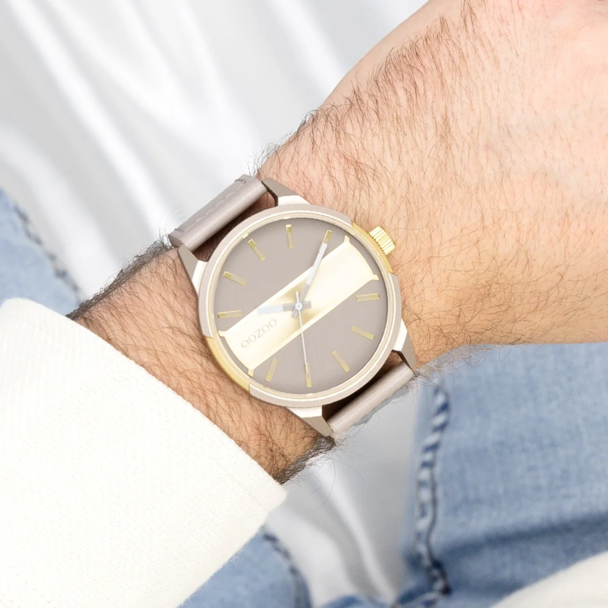 OOZOO Timepieces Taupe Watch C11317 - Image 2