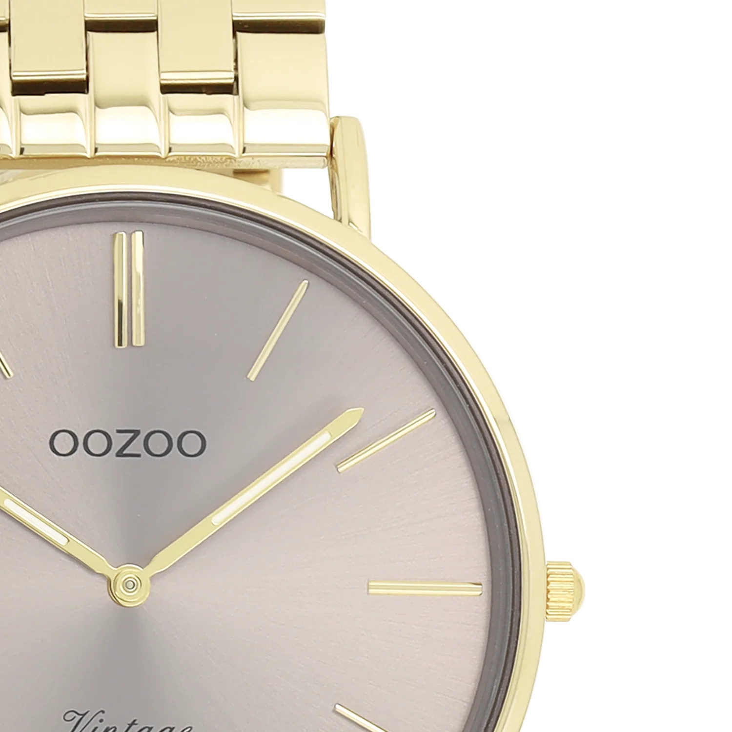 OOZOO Vintage Gold and Taupe Women's Watch C20403 - Image 3