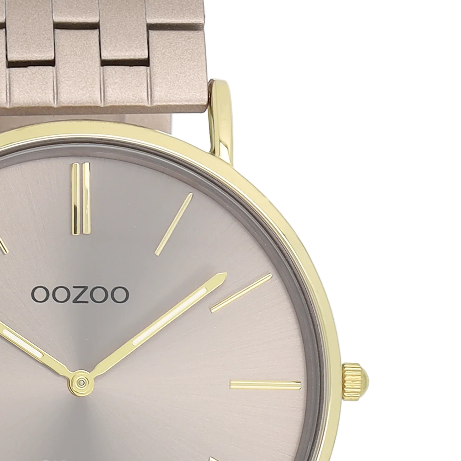 OOZOO Vintage Gold and Taupe Women's Watch C20404 - Image 3