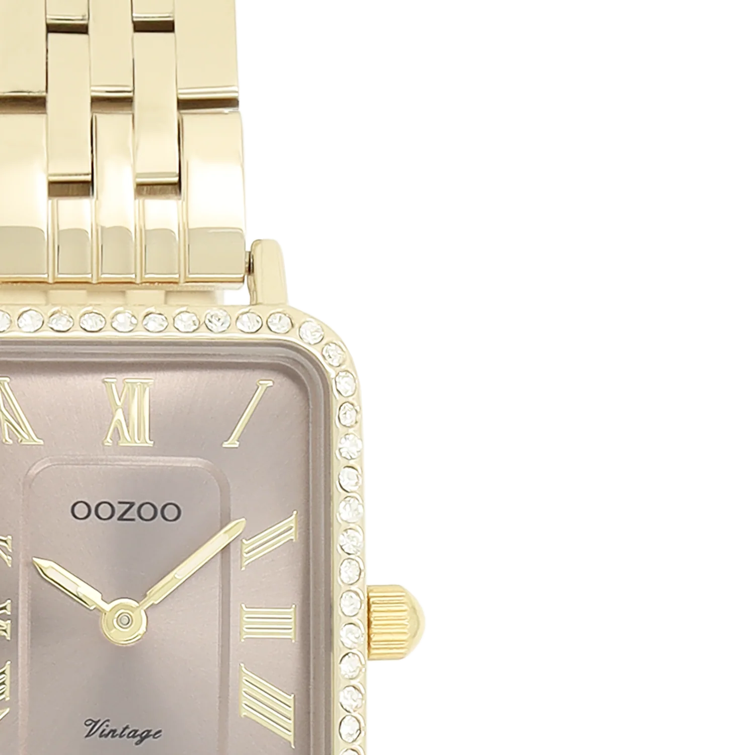 OOZOO Vintage Gold and Taupe Women's Watch C20415 - Image 3