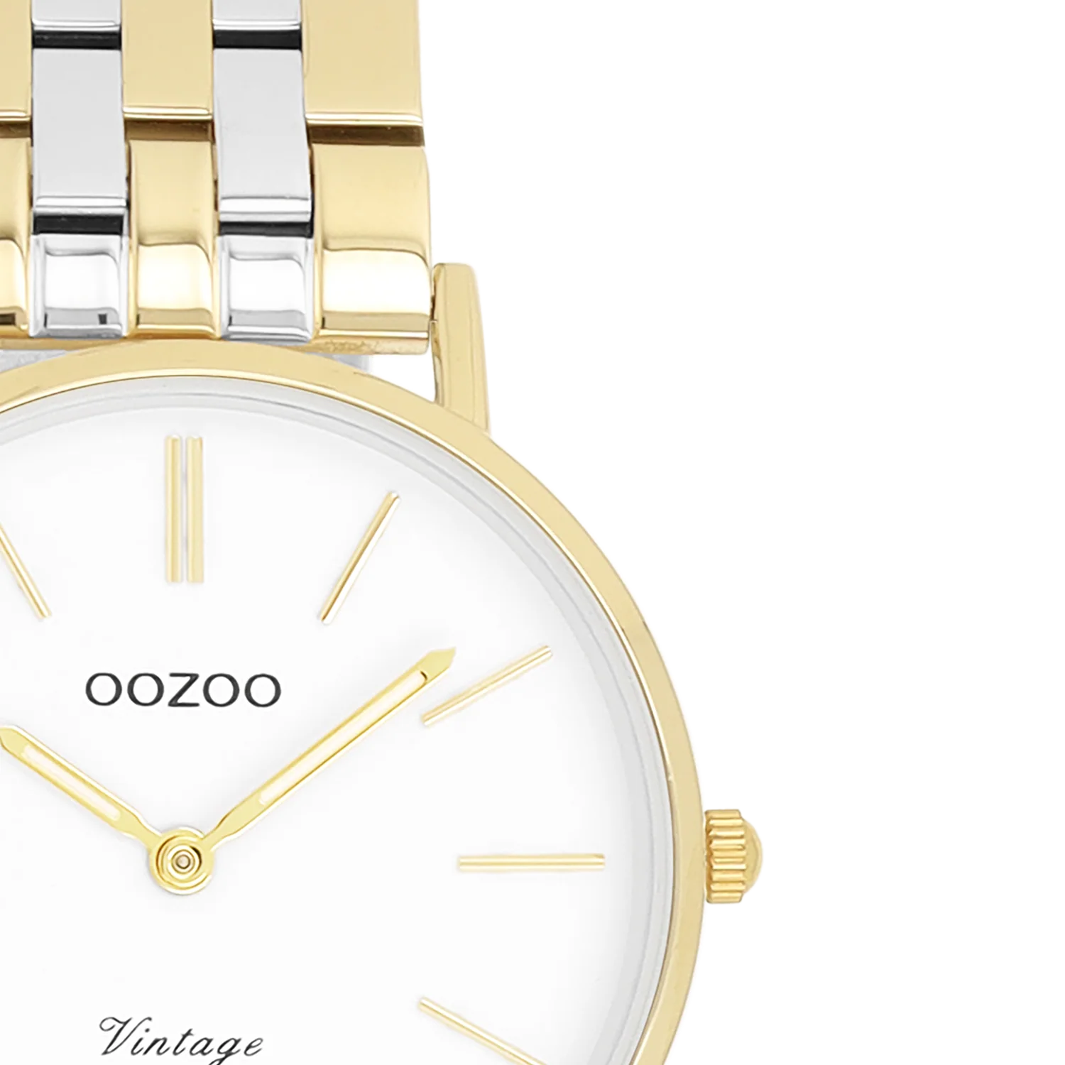 OOZOO Vintage Gold and White Women's Watch C20407 - Image 3