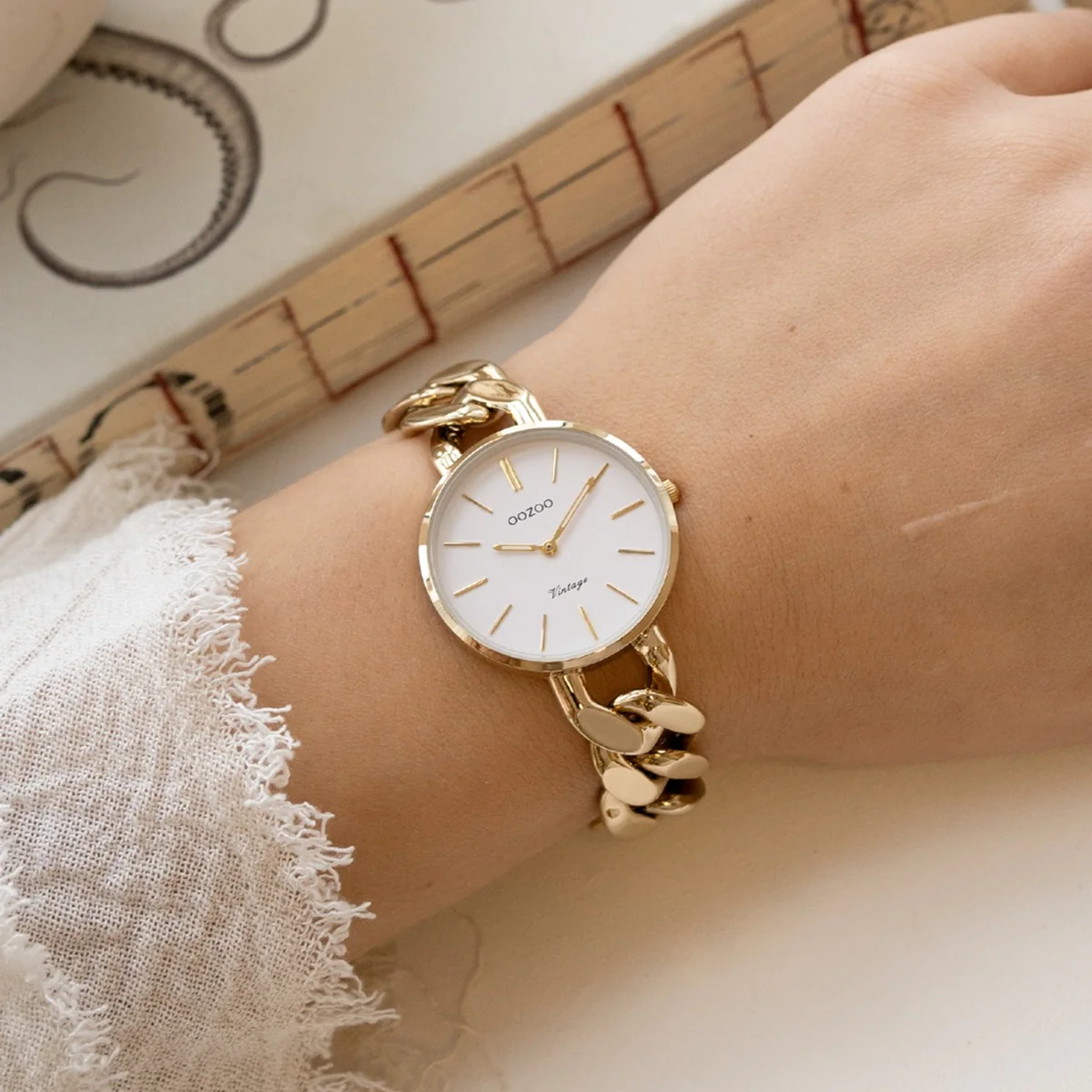 OOZOO Vintage Gold Watch C20357 - Image 4