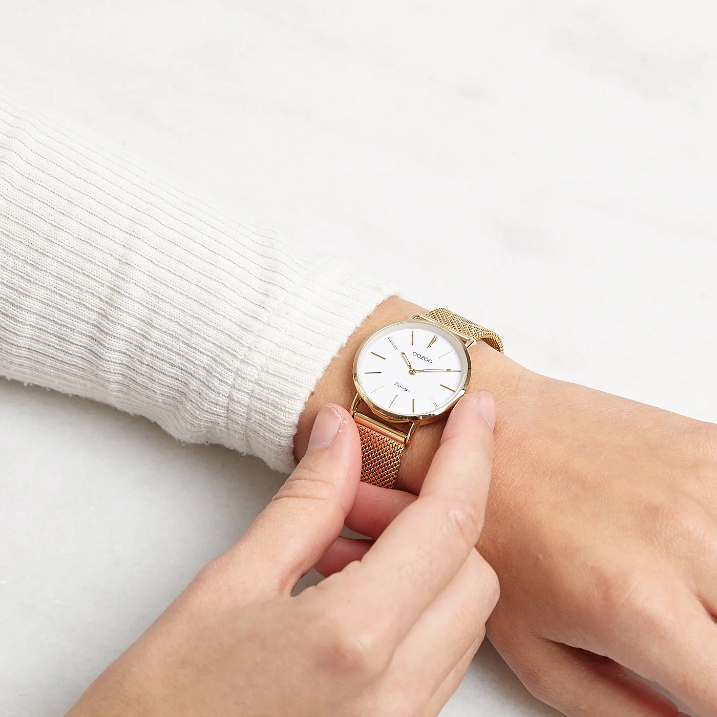 OOZOO Vintage Gold Watch C9911 - Image 2