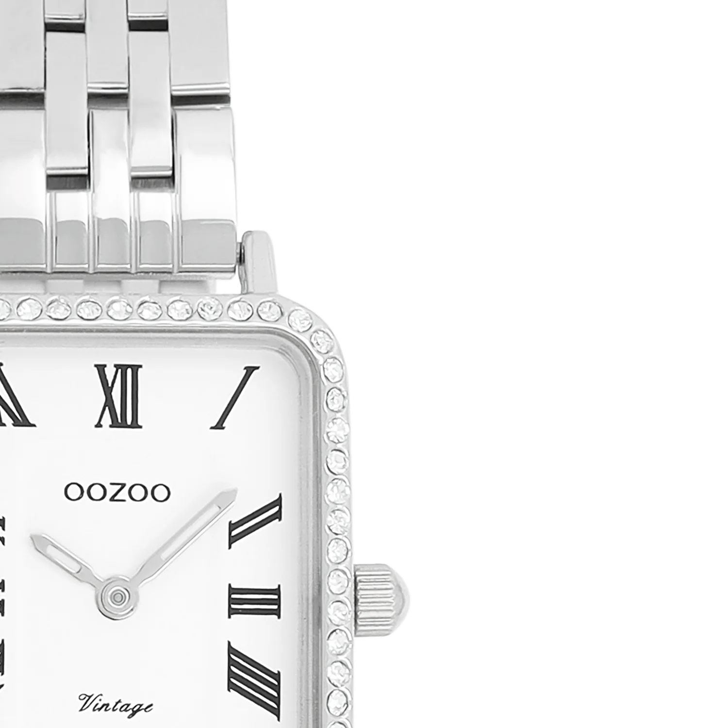 OOZOO Vintage Silver and White Women's Watch C20413 - Image 3