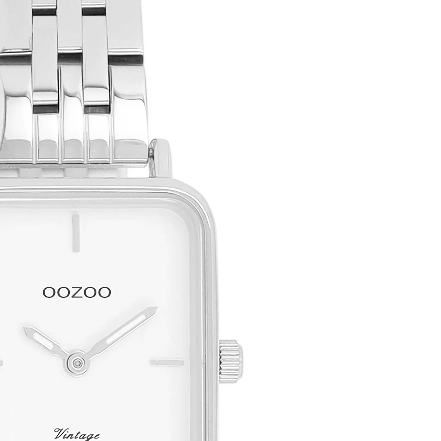OOZOO Vintage Silver and White Women's Watch C20416 - Image 3