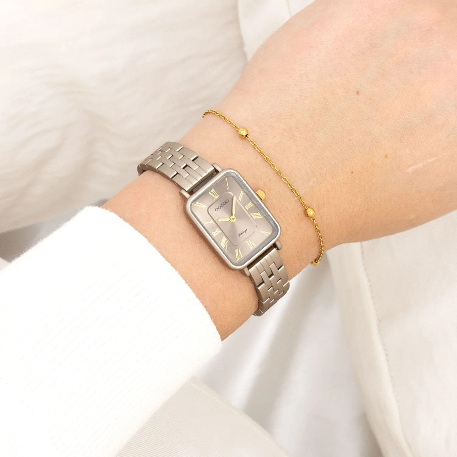 OOZOO Vintage Taupe Women's Watch C20412 - Image 2