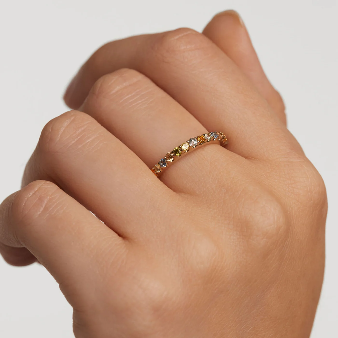 P D Paola Color 18 karat gold plated Ring AN01-C07-10 - Image 2