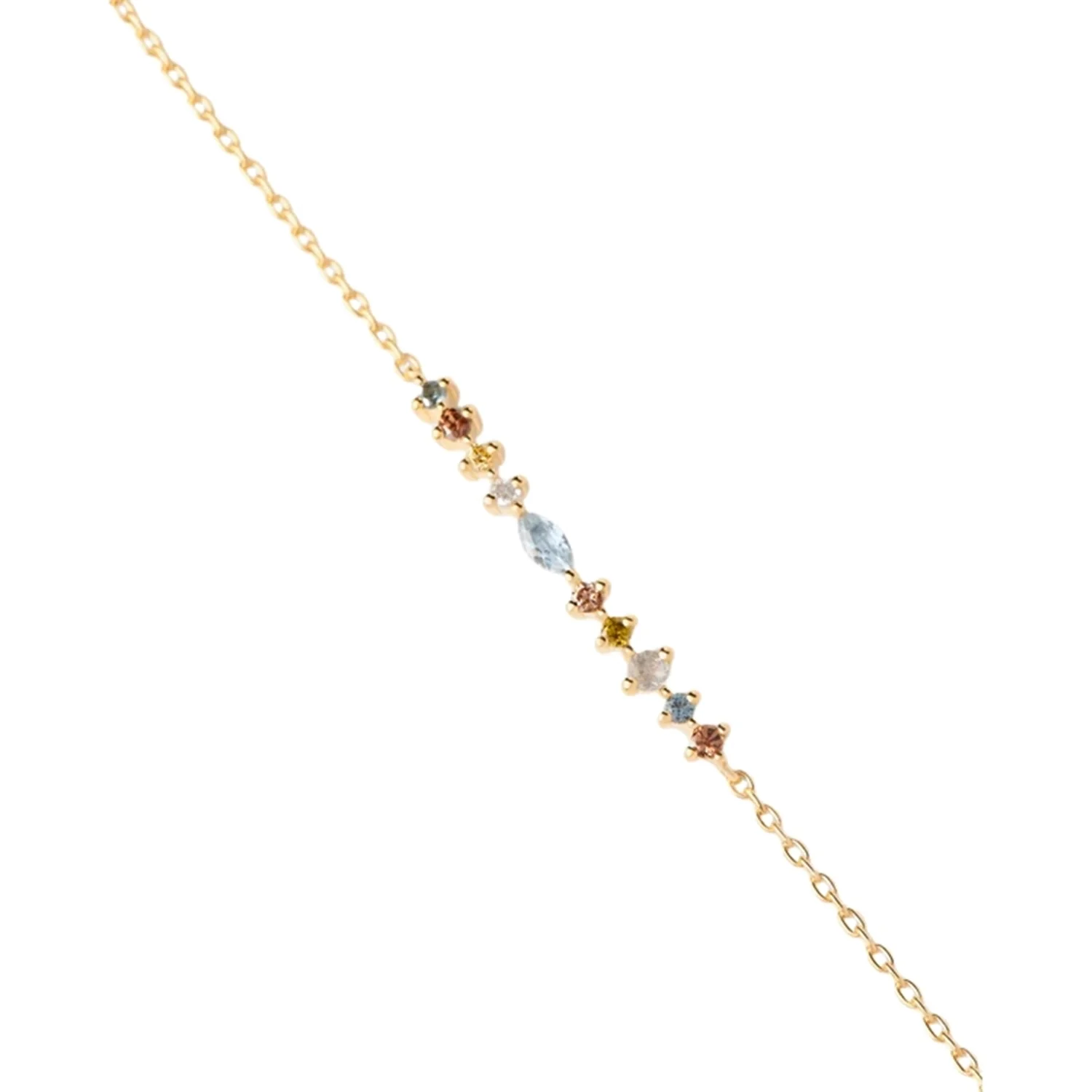 P D Paola Color 925 Sterling Silver Bracelet with Gold Plating PU01-845-U - Image 2
