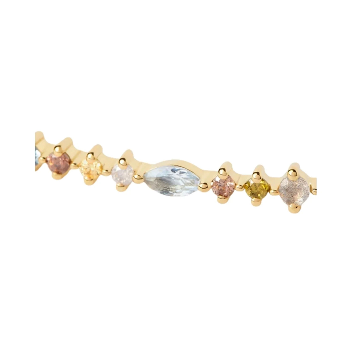 P D Paola Color 925 Sterling Silver Bracelet with Gold Plating PU01-845-U - Image 3