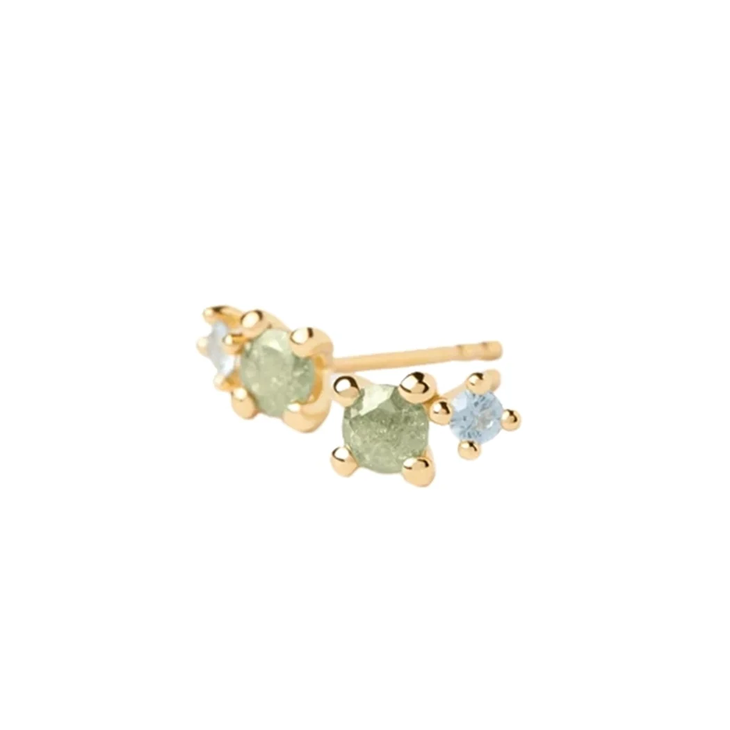 P D Paola Color 925 Sterling Silver Earrings with Gold Plating AR01-C65-U - Image 2
