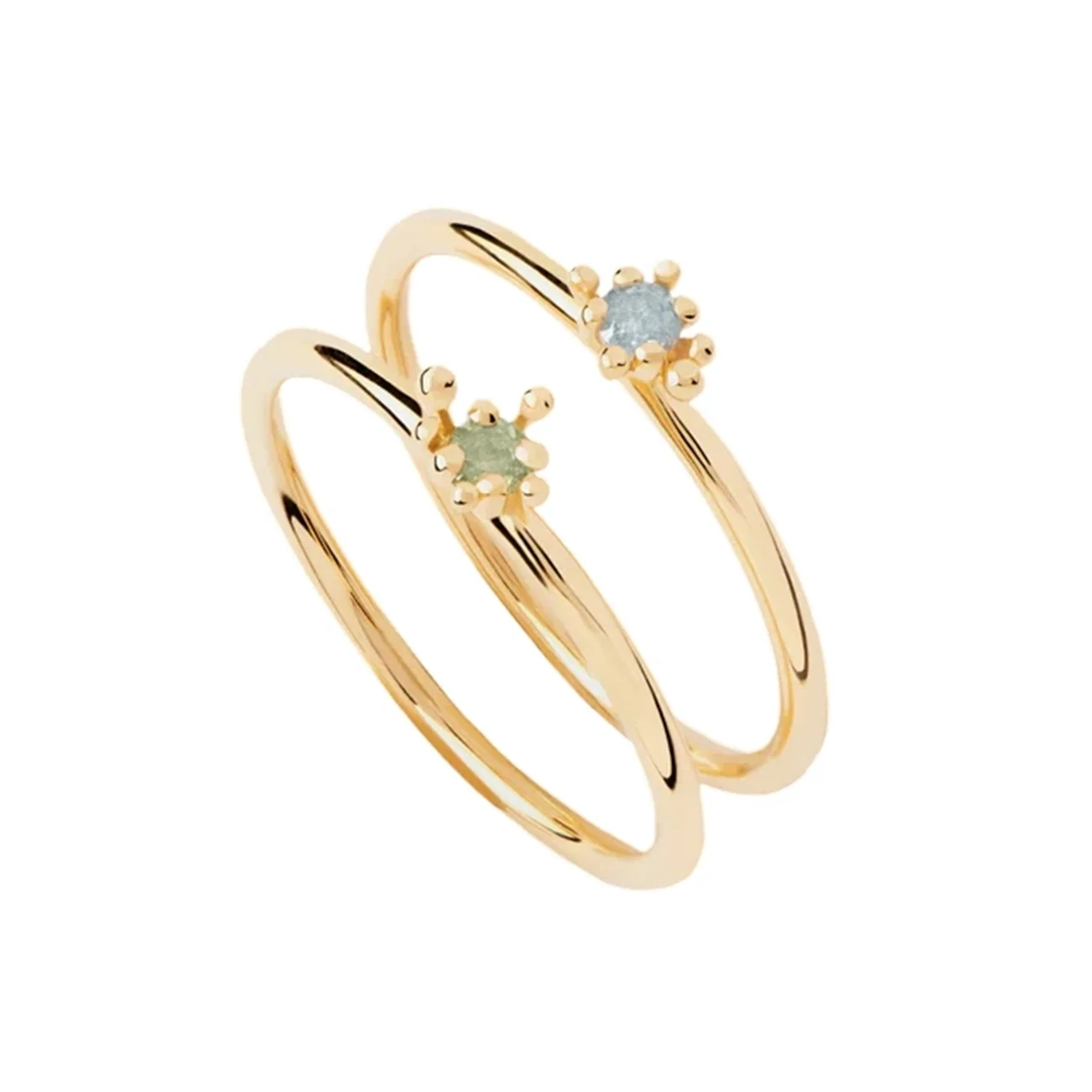 P D Paola Color 925 Sterling Silver Ring with Gold Plating AN01-C94-16 - Image 2