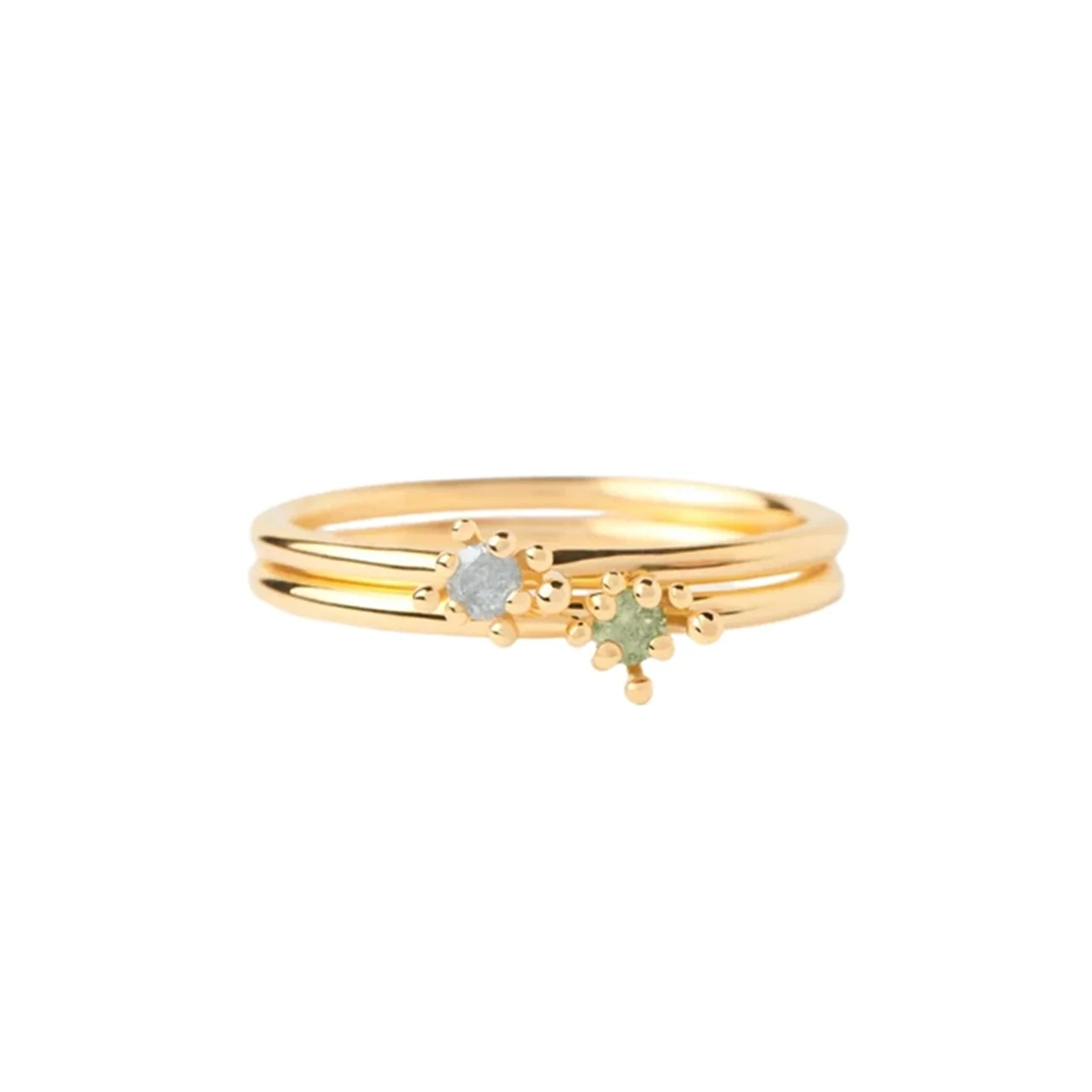 P D Paola Color 925 Sterling Silver Ring with Gold Plating AN01-C94-16 - Image 3