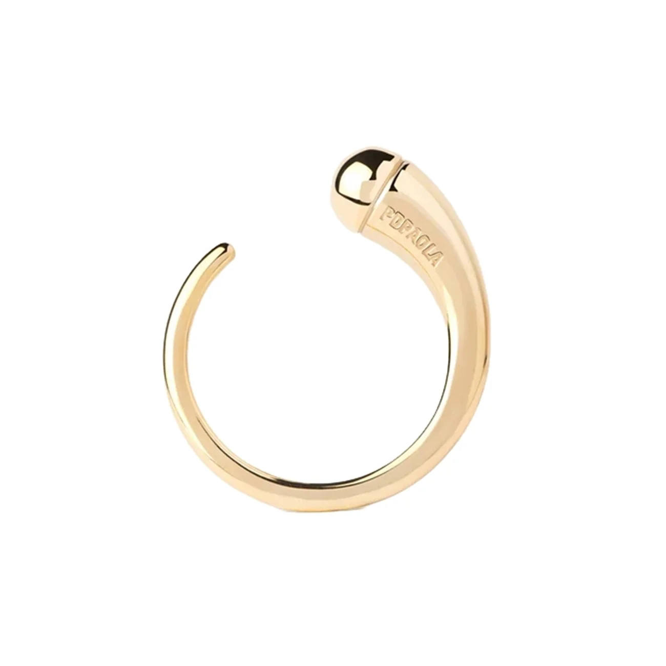P D Paola New Essentials 925 Sterling Silver Ring with Gold Plating AN01-D01-10 - Image 2