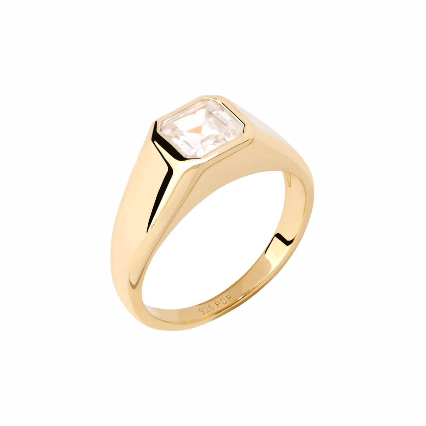P D Paola The New Essentials 925 Sterling Silver Ring AN01-984-10with18K Gold Plating - Image 3