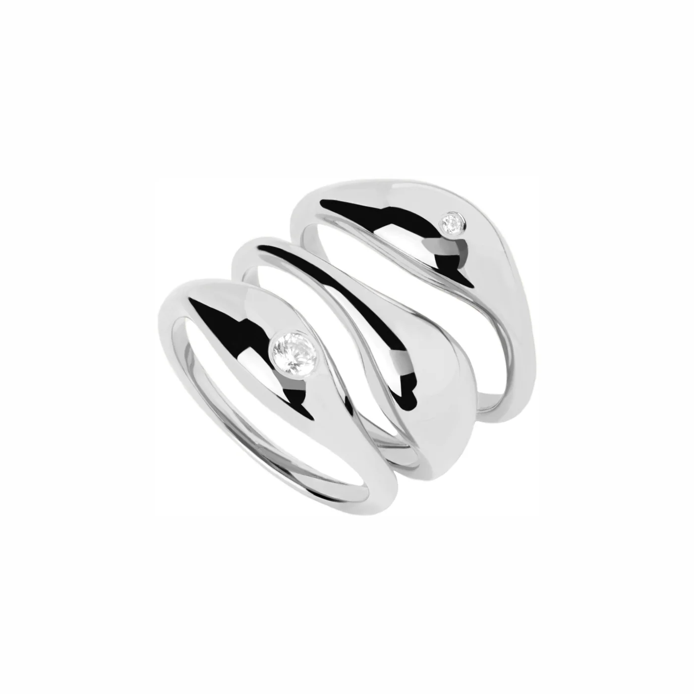 P D Paola The New Essentials 925 Sterling Silver Ring AN02-994-10 - Image 4