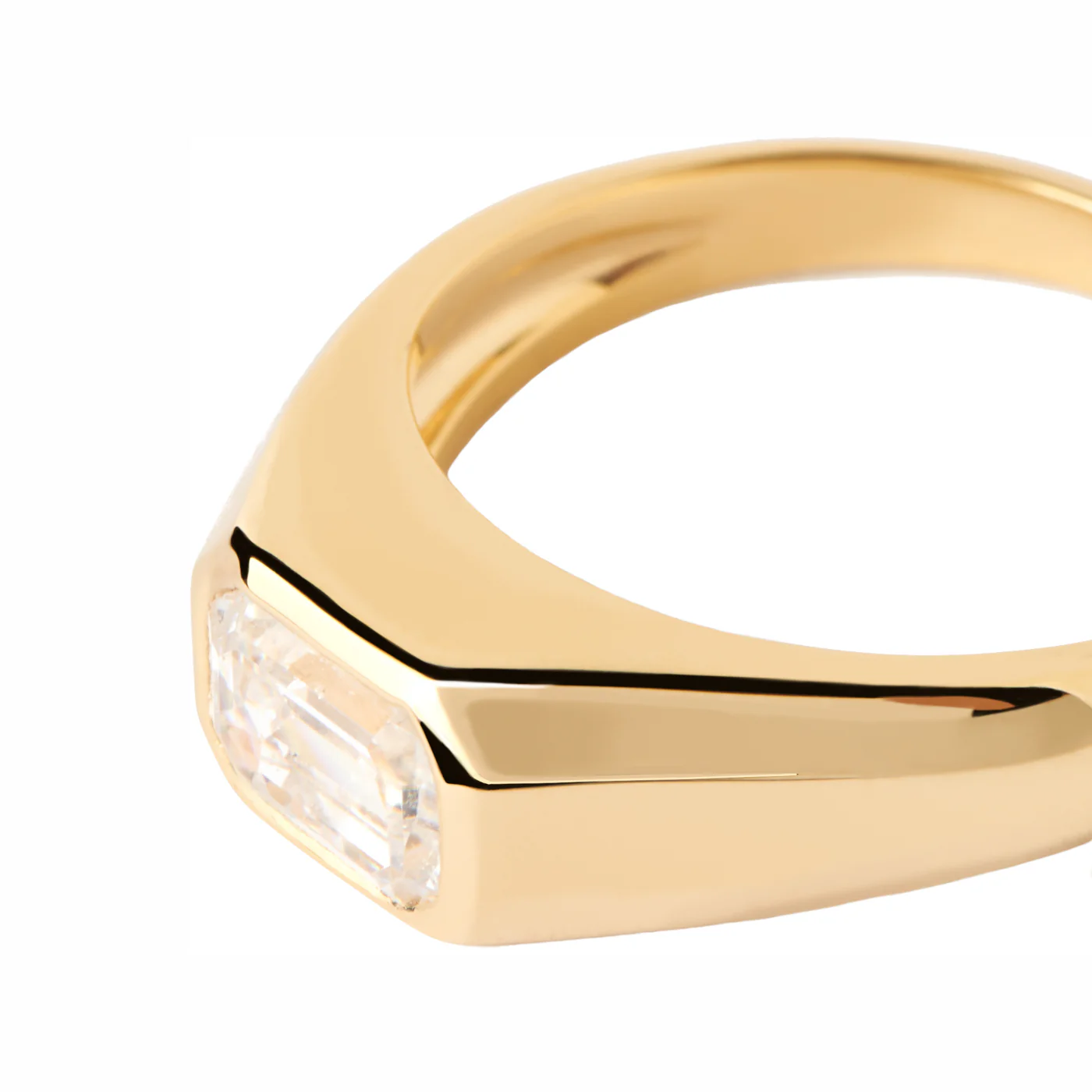 P D Paola The New Essentials 925 Sterling Silver Ring AN01-985-10with18K Gold Plating - Image 4
