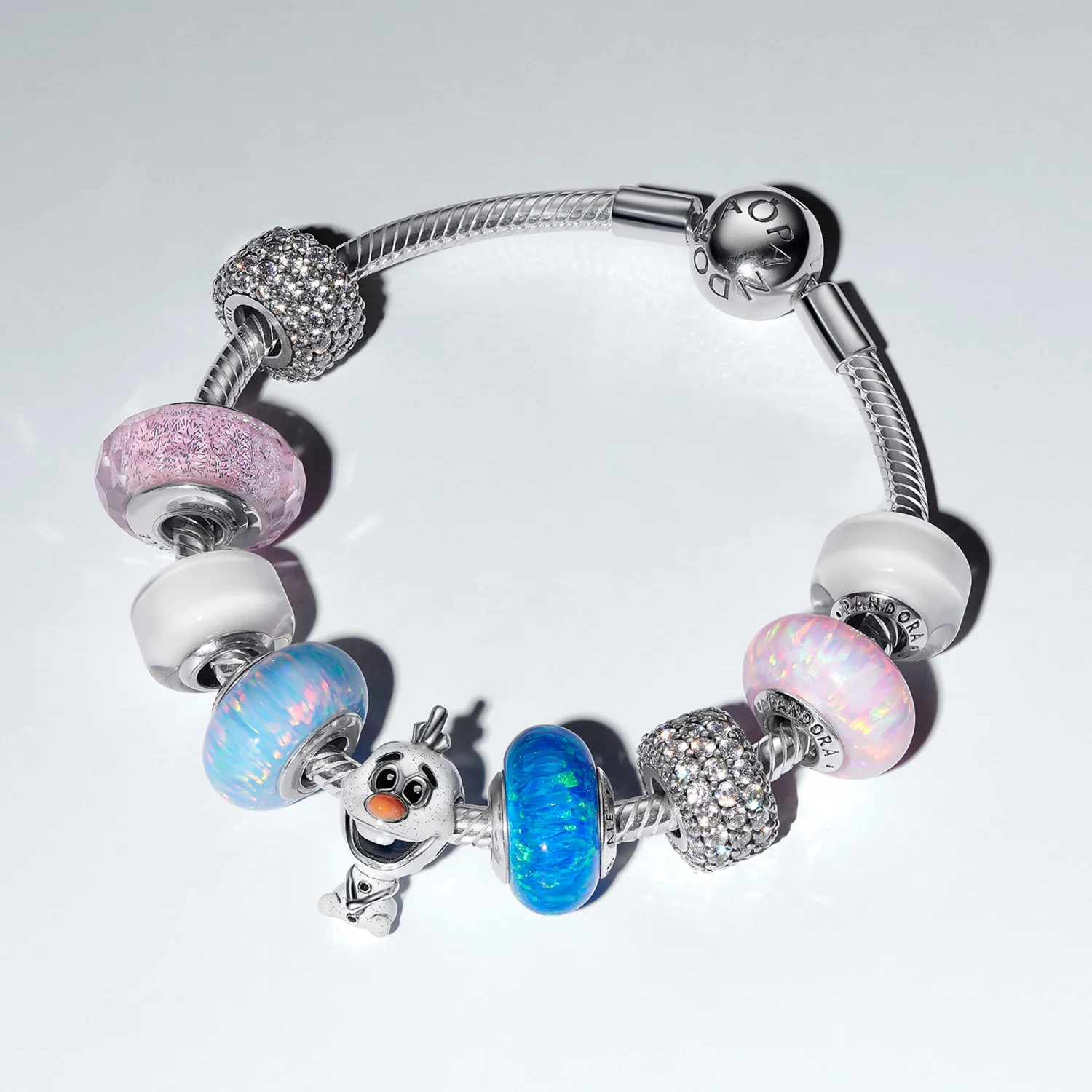 Pandora Collabs 925 Sterling Silver Disney Olaf Charm 793978C01 - Image 3