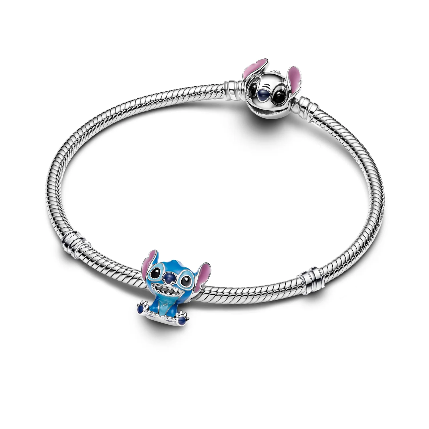 Pandora Collabs 925 Sterling Silver Disney Stitch Charm 793815C01 - Image 4