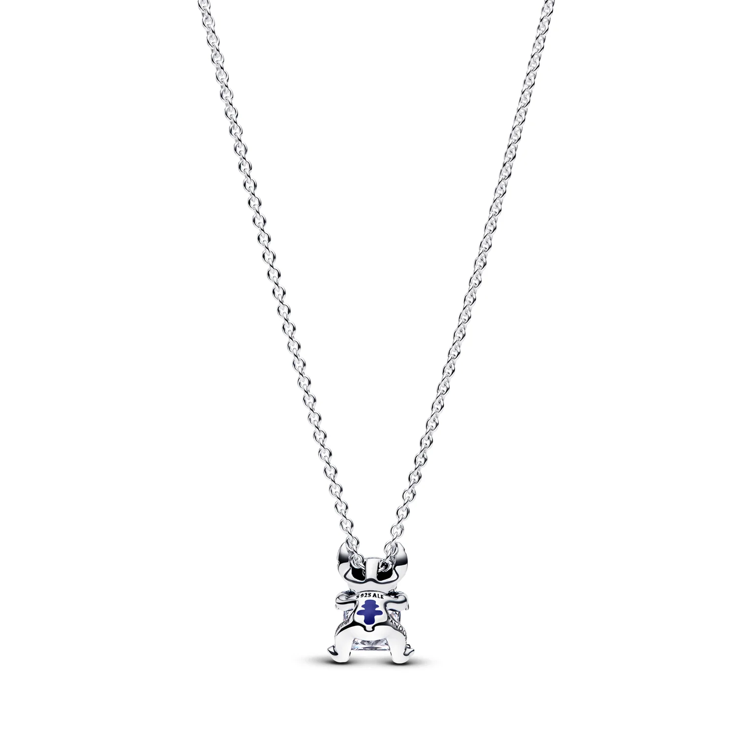 Pandora Collabs 925 Sterling Silver Disney Stitch Necklace 393743C01-45 - Image 4