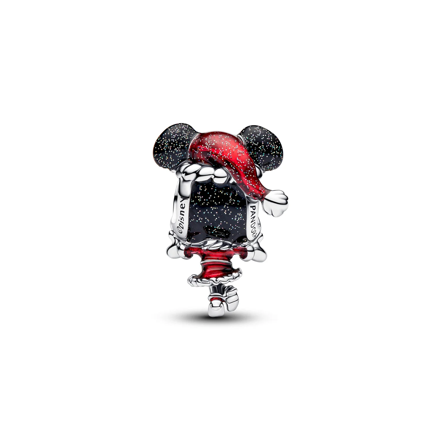 Pandora Disney 925 Sterling Silver Minnie Mouse Holiday Charm 794218C01 - Image 3