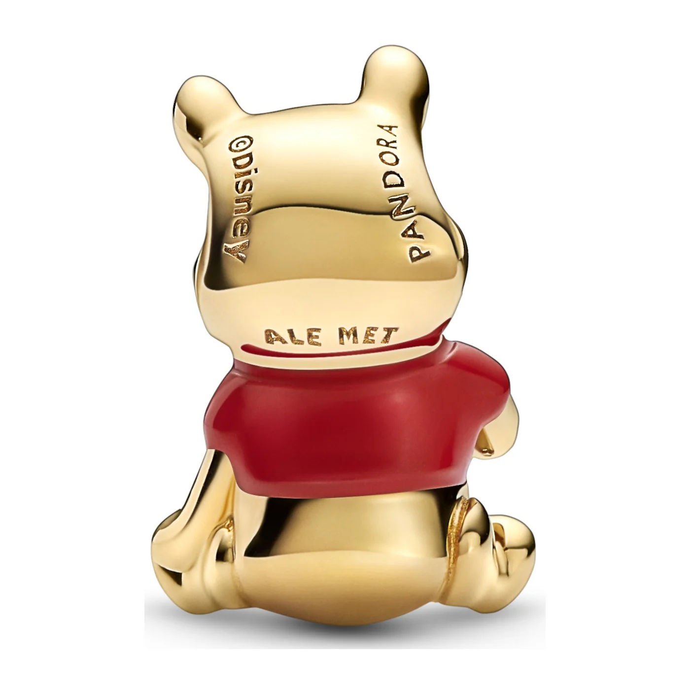 Pandora Disney 925 Sterling Silver Winnie The Pooh Bear Charm 762212C01with14K Gold Plating - Image 5