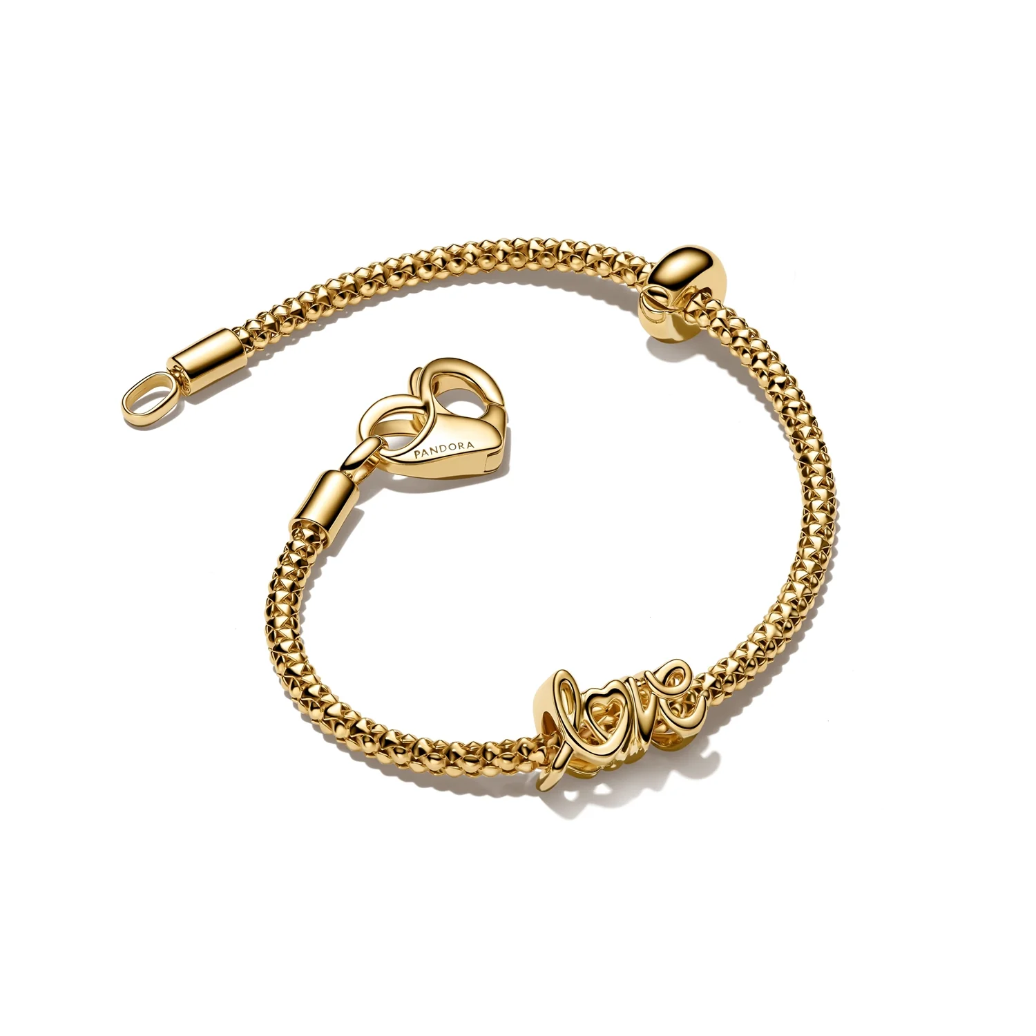 Pandora Love Gold coloured Love Charm 763055C00 - Image 3